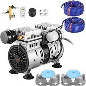 VEVOR Pond Aerator 550 W Power 5.2CFM Air Compressor Includes 34 HP 100 ft. Weighted Tubings & 2 Diffusers Customer Returns See Pictures
