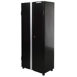 Husky Ready-to-Assemble 24-Gauge Steel Freestanding Garage Cabinet in Black (36.6 in. W x 72 in. H x 18.3 in. D) Customer Returns See Pictures