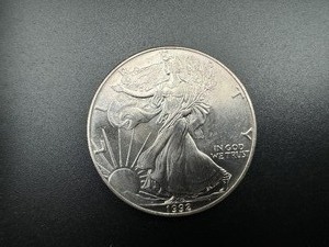 lot 80 image: 1992 Uncirculated American Siver Eagle