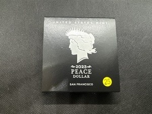 lot 25 image: 2023 Uncirculated San Francisco Peace Dollar in Orig. Mint Package with COA