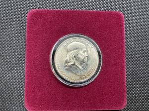 lot 38 image: 1953-D Brilliant Uncirculated Franklin Half Dollar