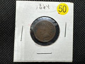 lot 50 image: 1864 Indian Head Cent