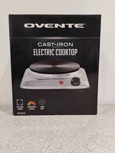 NEW OVENTE CAST IRON ELECTRIC COOKTOP
