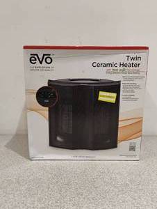NEW EVO TWIN CERAMIC HEATER