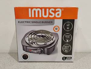 NEW IMUSA ELECTRIC SINGLE BURNER