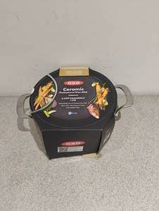 NEW OXO CERAMIC PROFESSIONAL NON-STICK 5.2 QT CASSEROLE POT