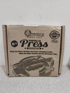 NEW VICTORIA TORTILLA PRESS