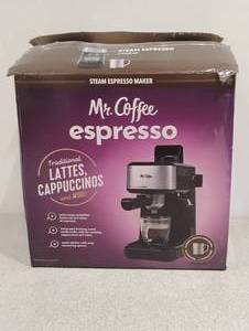 MR COFFEE STEAM ESPRESSO MAKER