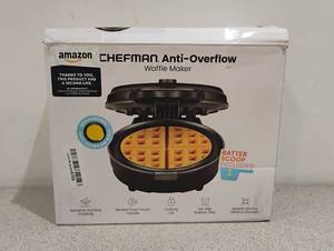 CHEFMAN ANTI-OVERFLOW WAFFLE MAKER