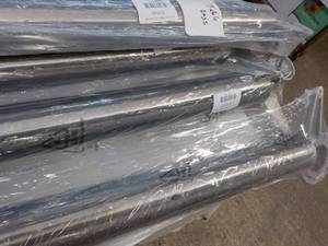 Set of 4 x 43 14Brushed Nickel Ta...