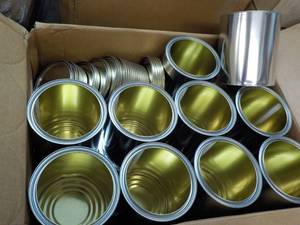 34 x 1 gallon Tin Cans with Covers...