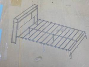 Twin Size Platform Bed Frame and Su...
