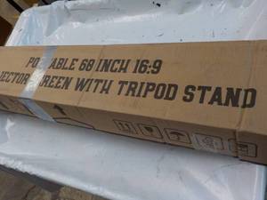Portable 60 Projection Screen with...