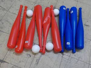 10 Plastic Bats and Some Balls...