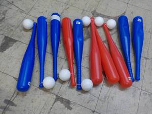 10 Plastic Bats and Some Balls...