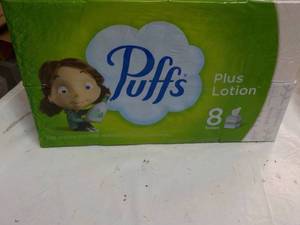 8 boxes Puffs 2 Ply Facial Tissue...