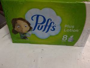 8 boxes Puffs 2 Ply Facial Tissue...