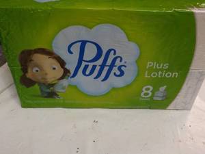 8 boxes Puffs 2 Ply Facial Tissue...