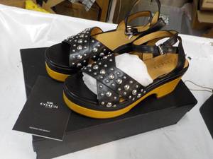 Coach size 9M Astor Studded Matte C...