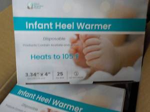 4 x 25 Infant Heel Warmers good fo...
