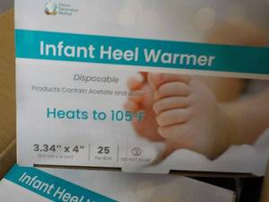 4 x 25 Infant Heel Warmers good fo...