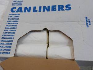 250 ct Can Liners 33 Gallon Clear...