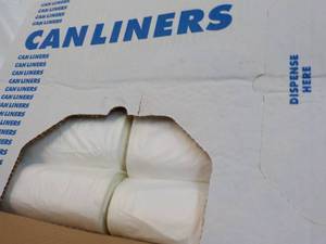 250 ct Can Liners 33 Gallon Clear...