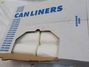 250 ct Can Liners 33 Gallon Clear...