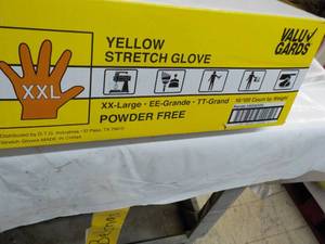 1000 ct Valu Gards Yellow Stretch G...