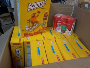 11 Boxes Scooters Cereal and 6 Hori...