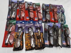 14 pair Various Strength Readers Gl...