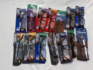 14 pair Various Strength Readers Gl...