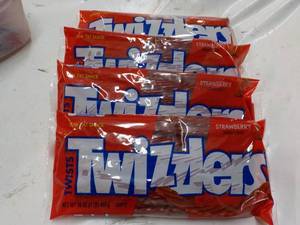 4 ct 16 oz bags Strawberry Twizzler...