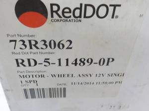 Red Dot Motor Wheel Assy-Single...