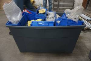 lot 8 image: Large tote full of hardware