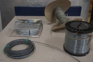 lot 10 image: assortment of cable rolls