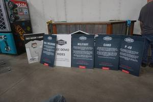 lot 39 image: Roxor hard vinyl signs