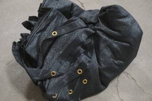lot 45 image: heavy mesh fabric canopy tarp
