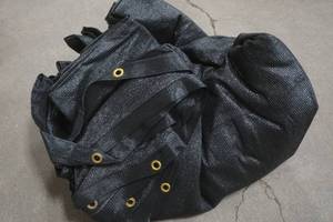 lot 46 image: heavy mesh fabric canopy tarp