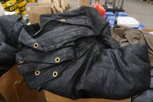 lot 49 image: Heavy Mesh fabric canopy tarp