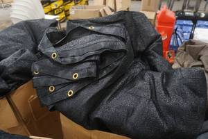 lot 51 image: heavy mesh fabric canopy tarp