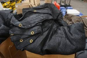 lot 59 image: heavy mesh fabric canopy tarp