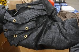 lot 60 image: heavy mesh fabric canopy tarp