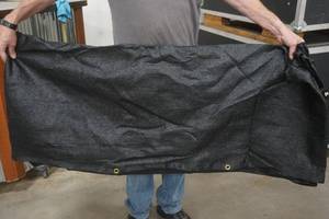 lot 62 image: heavy mesh fabric canopy tarp