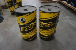 lot 78 image: metal Express Lube barrel