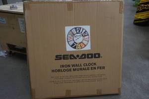 lot 92 image: Sea-Doo Iron Wall Clock