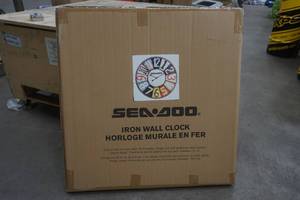 lot 93 image: Sea-Doo Iron Wall Clock