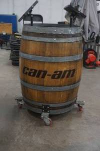 lot 104 image: Can Am wood barrel