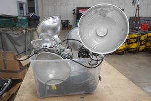 lot 157 image: heat lamps
