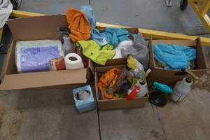 lot 183 image: house hold cleaning supplies